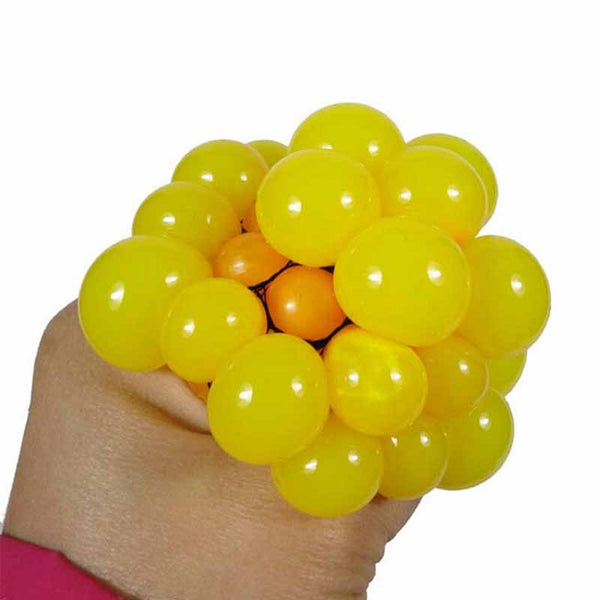 Anti Stress Face Reliever Grape Ball Autism Mood Squeeze Healthy Toy Relief