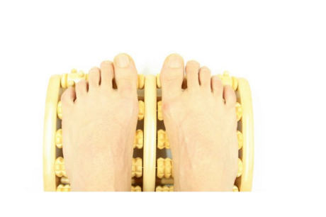 Wooden Foot Massager Reflexology Acupressure Foot Roller